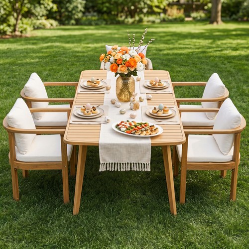 Outdoor dining chair set 4 - outdoor,