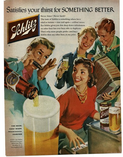1956 schlitz beer music - schlitz,