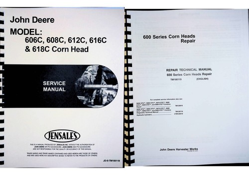 John deere 606c 608c - 606c, 612c