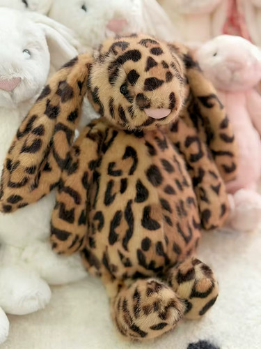 Cobblehop leopard print bunny - leopard,