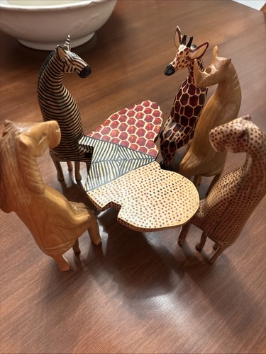 Hand carved wood african - carved,