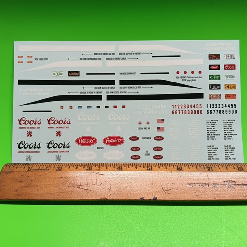 Coors beer decal sheet - beer,