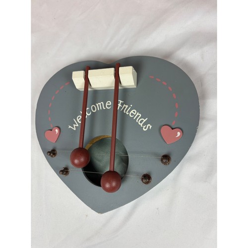 Vintage 1987 nce wooden heart - vintage,