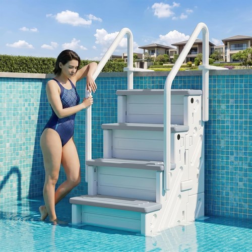 Pool ladder step - pool, 4-step