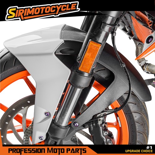 Motorcycle front mud guard - front,