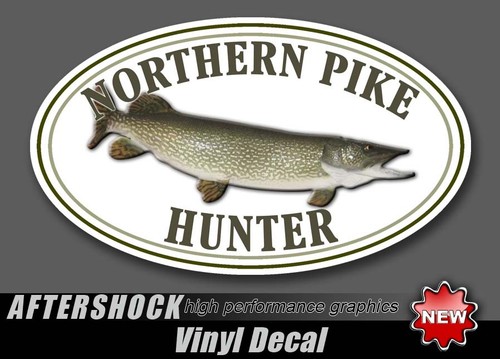 Northern pike fishing decal - northern,
