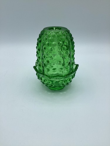 Vintage fenton green - vintage, hobnail