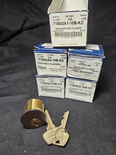 Brass mortise cylinder - 1,