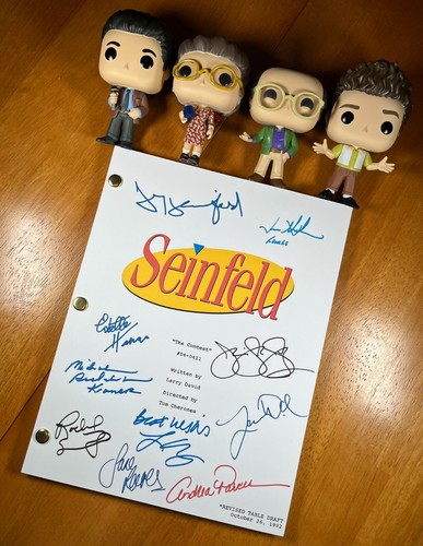 Seinfeld script signed - seinfeld,