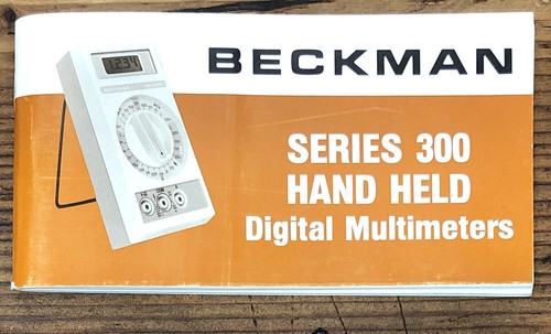 Beckman series 300 - series, multimeter