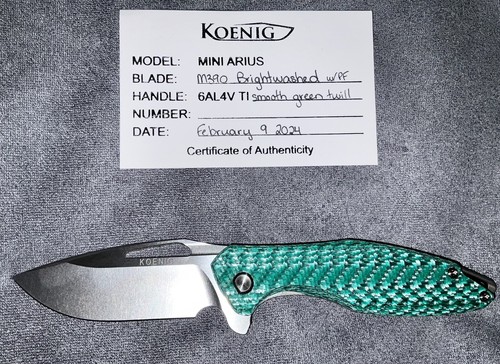 Koenig knives arius - mini,