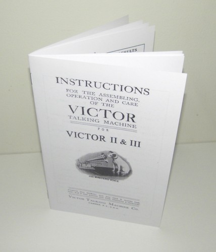 Victor iii phonograph - , ii