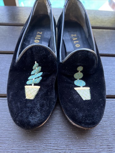 Zalo black velvet - black,