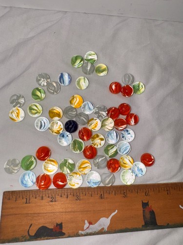 Marbles vintage caged cat - , eye