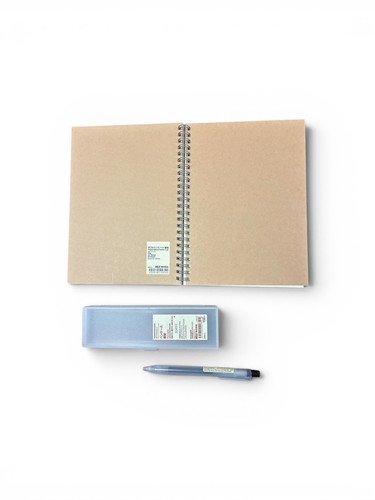 Muji plain notebook set - muji,