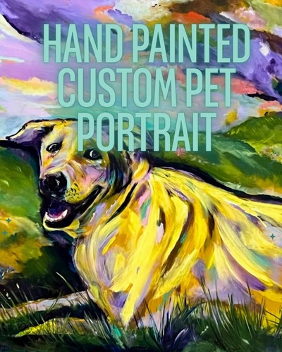 Hand painted custom pet