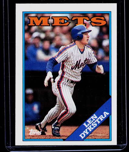 1988 topps 655 len dykstra - #655,