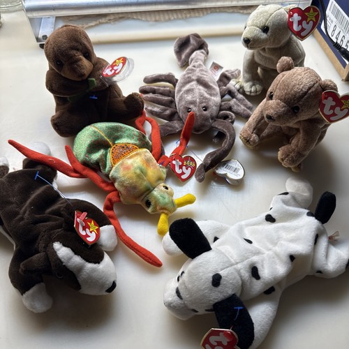 Beanie baby lot - beanie, bruno