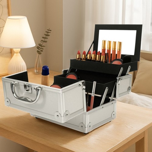 Portable aluminum makeup - portable,