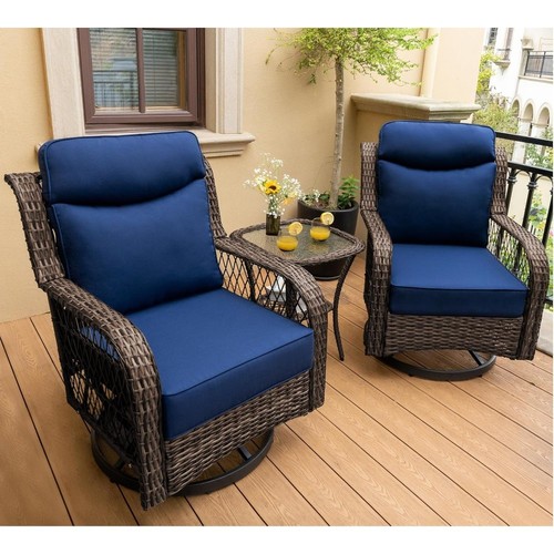 Outdoor swivel rocker - rocker, chair