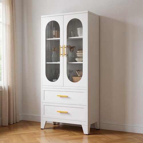 Tall metal pantry - pantry, cabinet