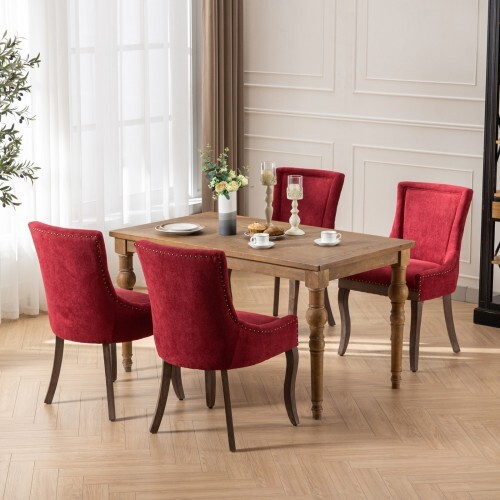 Set 6 fabric dining - set, of