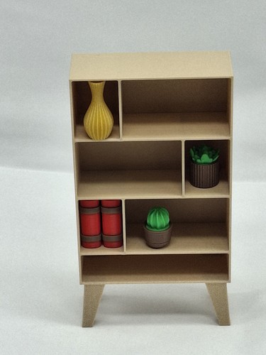 Mcm miniature style bookshelf - mcm,
