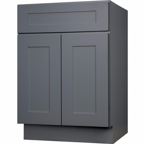 Shaker gray kitchen base - shaker,