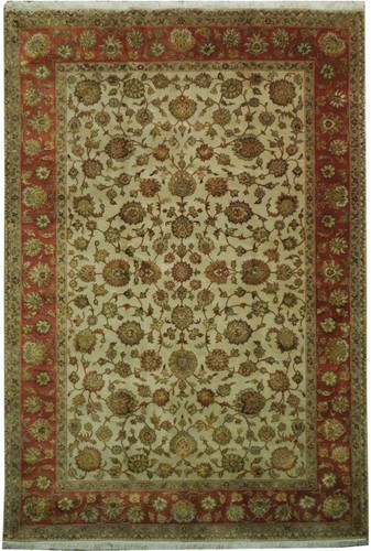 Ivory handmade 6x9 - ivory, 6x9'