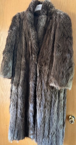 Vintage full length beaver fur