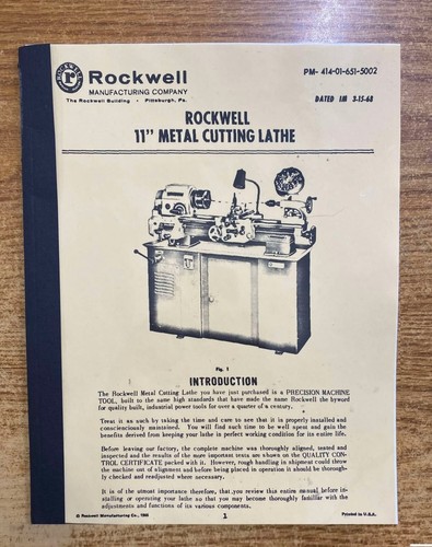 Metal cutting lathe - 11",