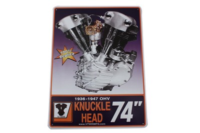 Knucklehead engine plaque for - plaque,