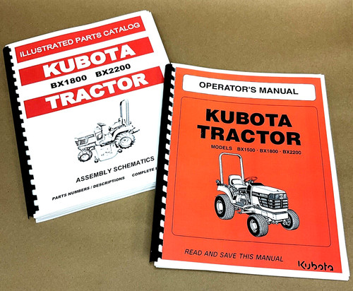Parts operators manual - set, for