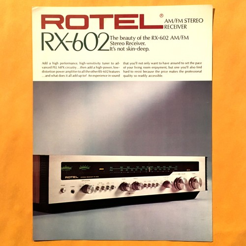 Original vintage rotel - original, rx-602