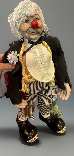 Vintage clown doll hobo - clown,