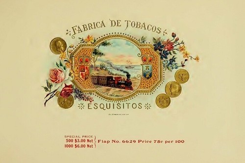 Cigar box label 2x3 - *2x3, fridge