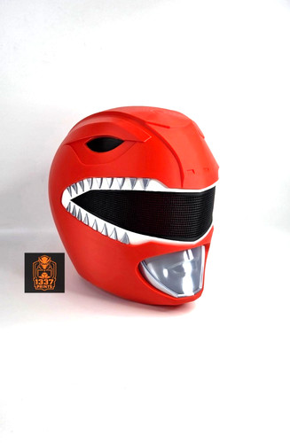 Red ranger helmet - ranger, mighty
