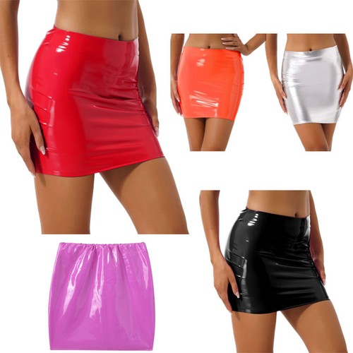 Women glossy bodycon pencil - women,
