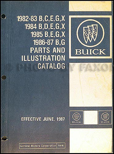 1982 1987 buick master - 1982-1987,