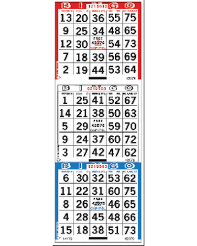 Vertical bingo paper game - bingo,