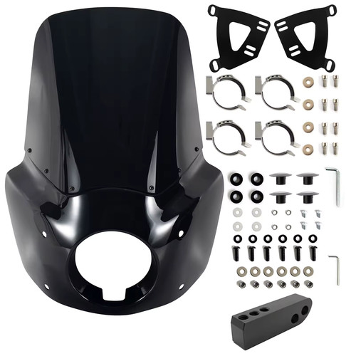Headlight fairing with - headlight,