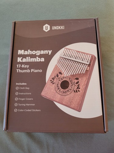 Mahogany kalimba key thumb - mahogany,