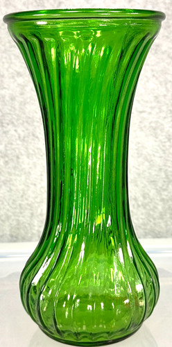 Green hoosier glass hexagon - hoosier,