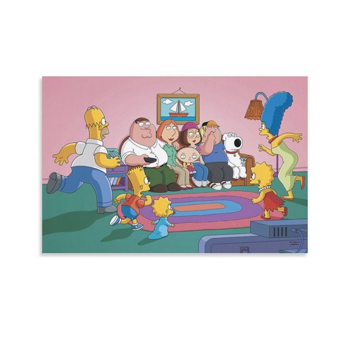 Simpsons family guy - simpsons,