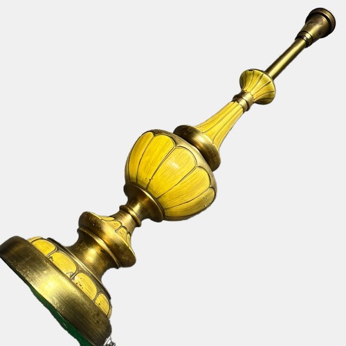 Vintage brass table lamp urn - vintage,