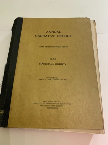 1936 narrative annual report - 1936,