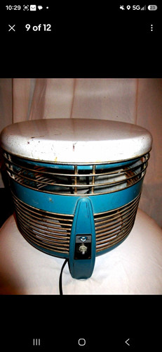 Vintage metal table desk fan - table/desk,