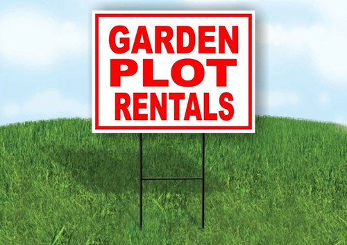 Garden plot rentals red white - garden,