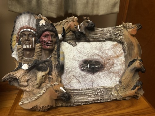 Resin native american indian - resin,