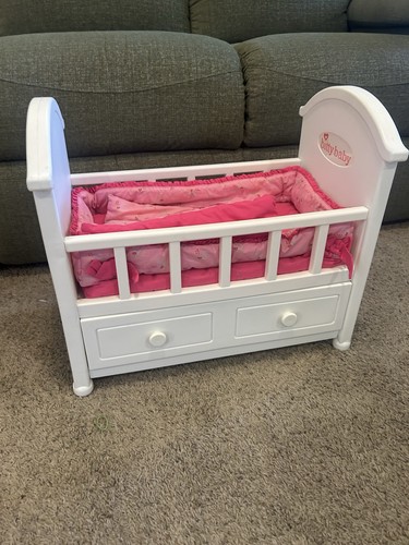 American girl bitty baby - girl, crib
